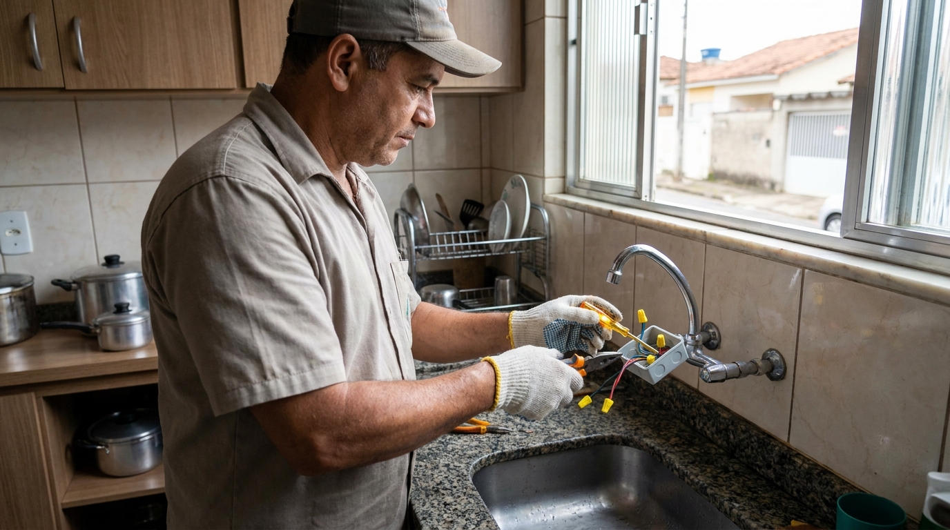 Adequação de Ponto Elétrico em Santo André‑SP