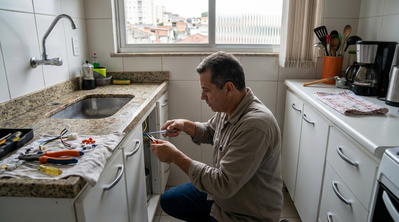Troca de Torneira Elétrica em Santo André‑SP
